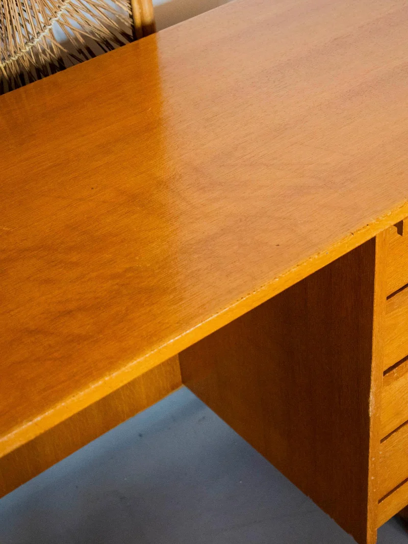 Yvan, le bureau scandinave en bois clair N°526