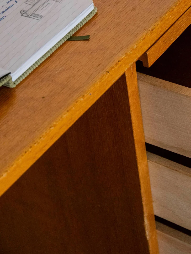 Yvan, le bureau scandinave en bois clair N°526