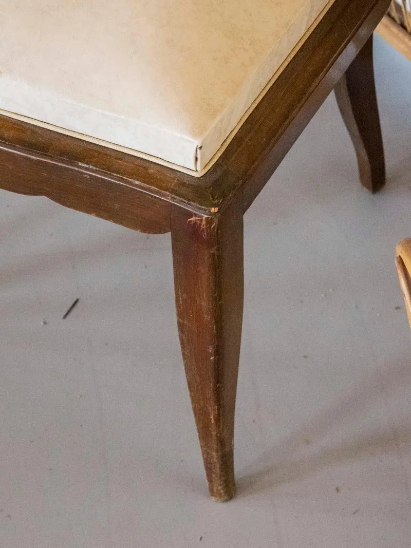Alma, la chaise en skaï beige N°1449