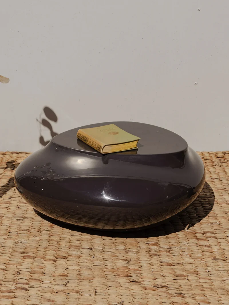 Donna, la table basse ronde marron N°915