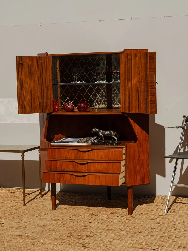 Gilbert, le grand buffet d'angle en bois N°876