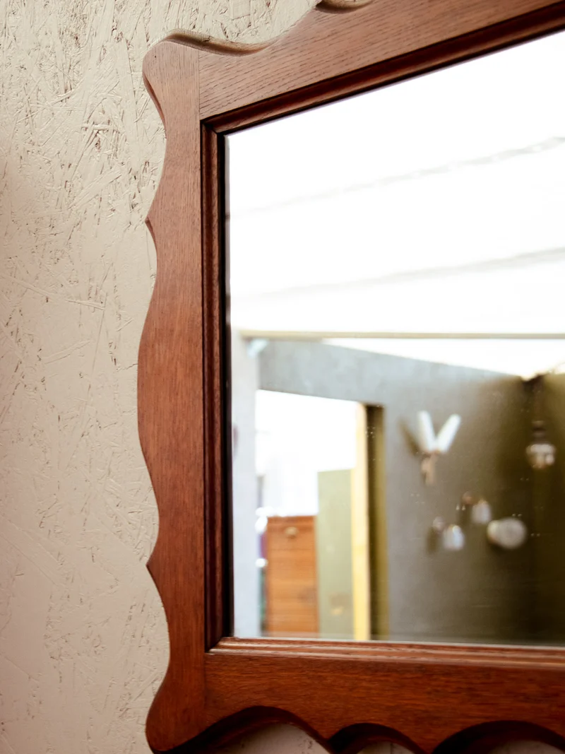 Georges, le miroir en bois N°1097