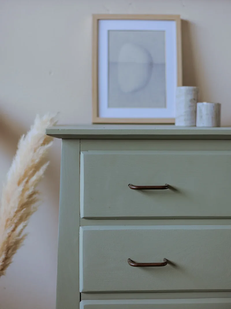 Garance, la commode en bois verte N°552