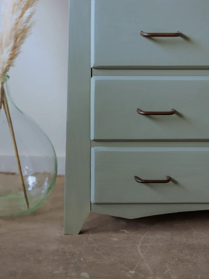 Garance, la commode en bois verte N°552