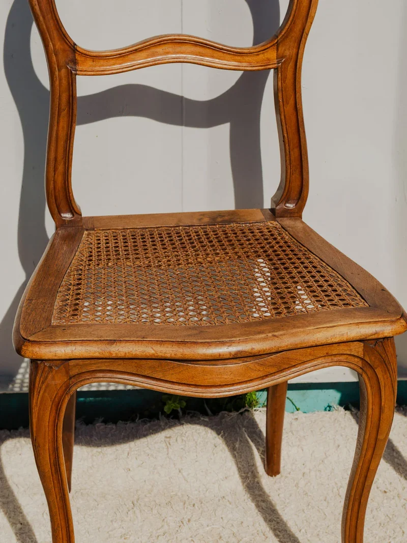 Claude, la paire de chaises en bois N°1068