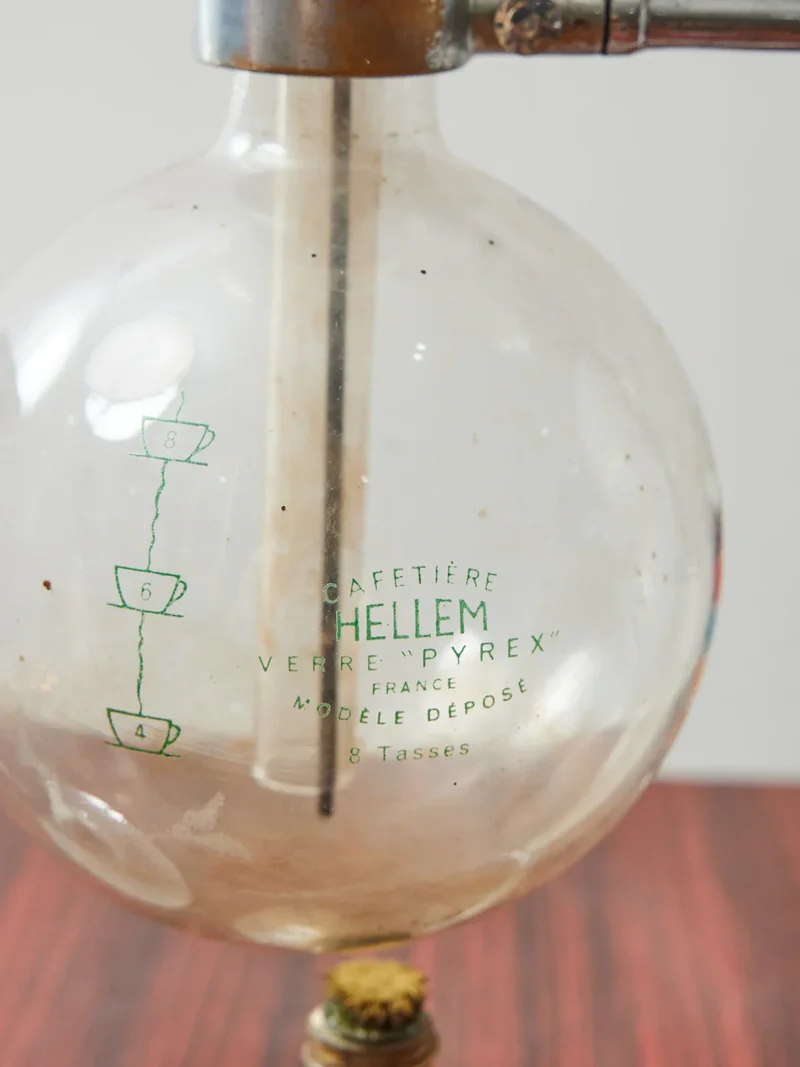 Alix, la cafetière Hellem en verre N°703