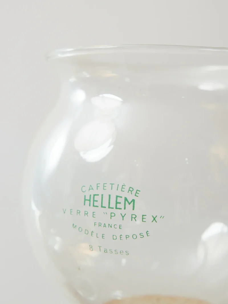 Alix, la cafetière Hellem en verre N°703