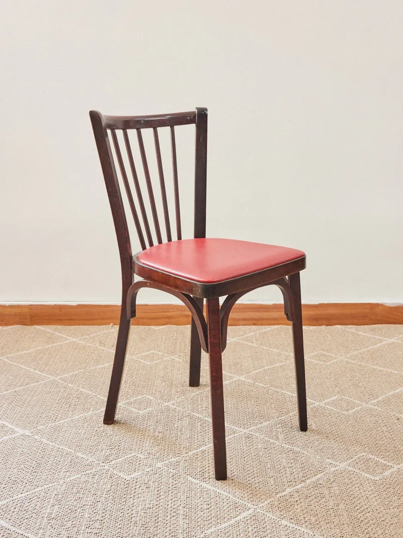 Claude, la paire de chaise bistrot en bois N°1149