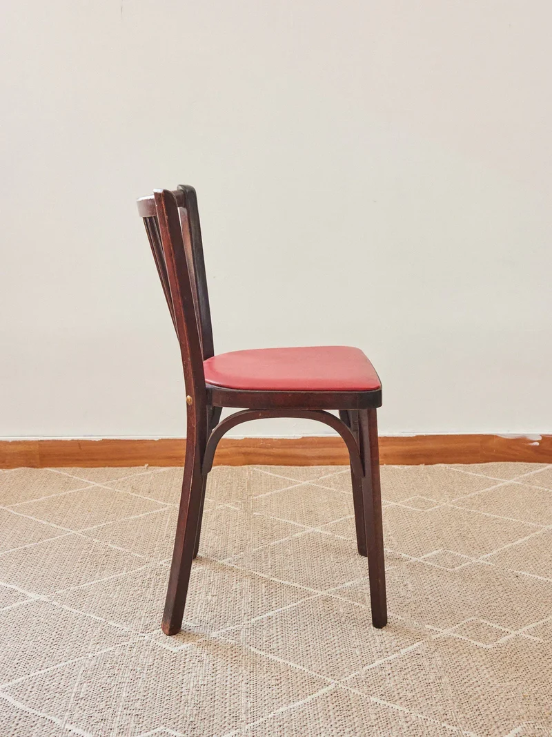 Claude, la paire de chaise bistrot en bois N°1149