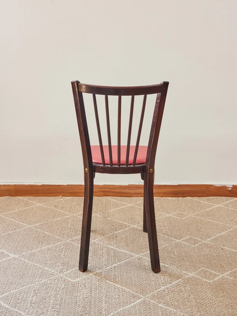 Claude, la paire de chaise bistrot en bois N°1149
