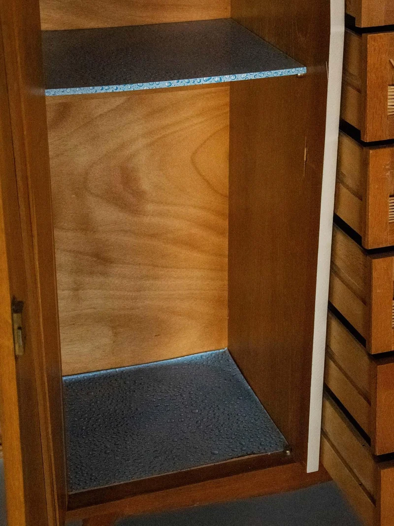 Blandine, l'armoire en bois et osier N°392