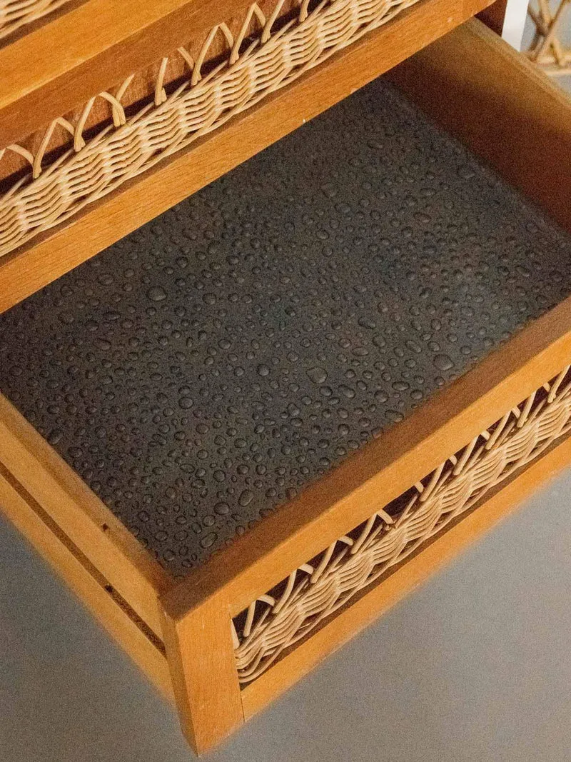 Blandine, l'armoire en bois et osier N°392