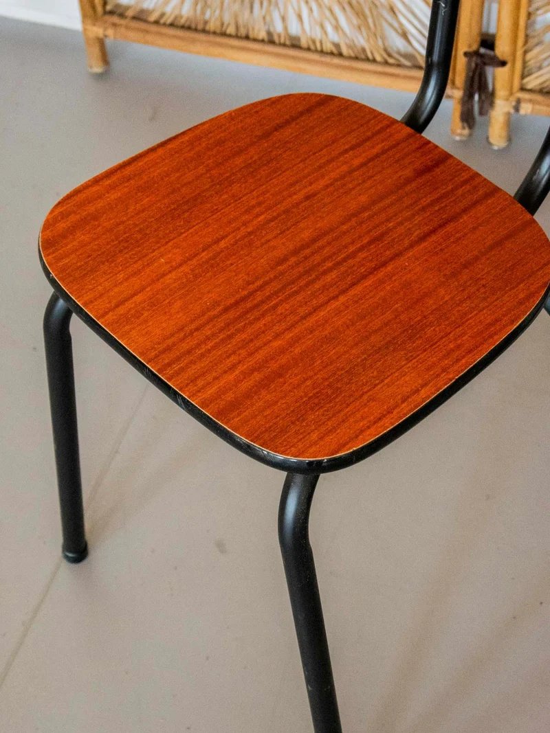 Alma, la chaise en métal et formica N°1452