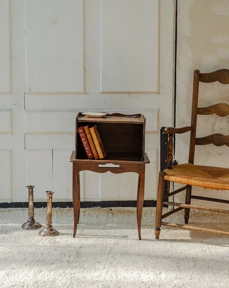 Odile, la table de chevet en bois N°1282