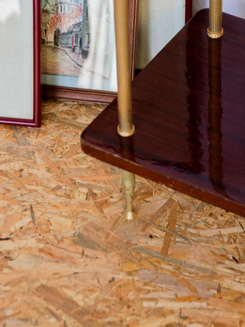 Francine, la table d'appoint en verre N°791
