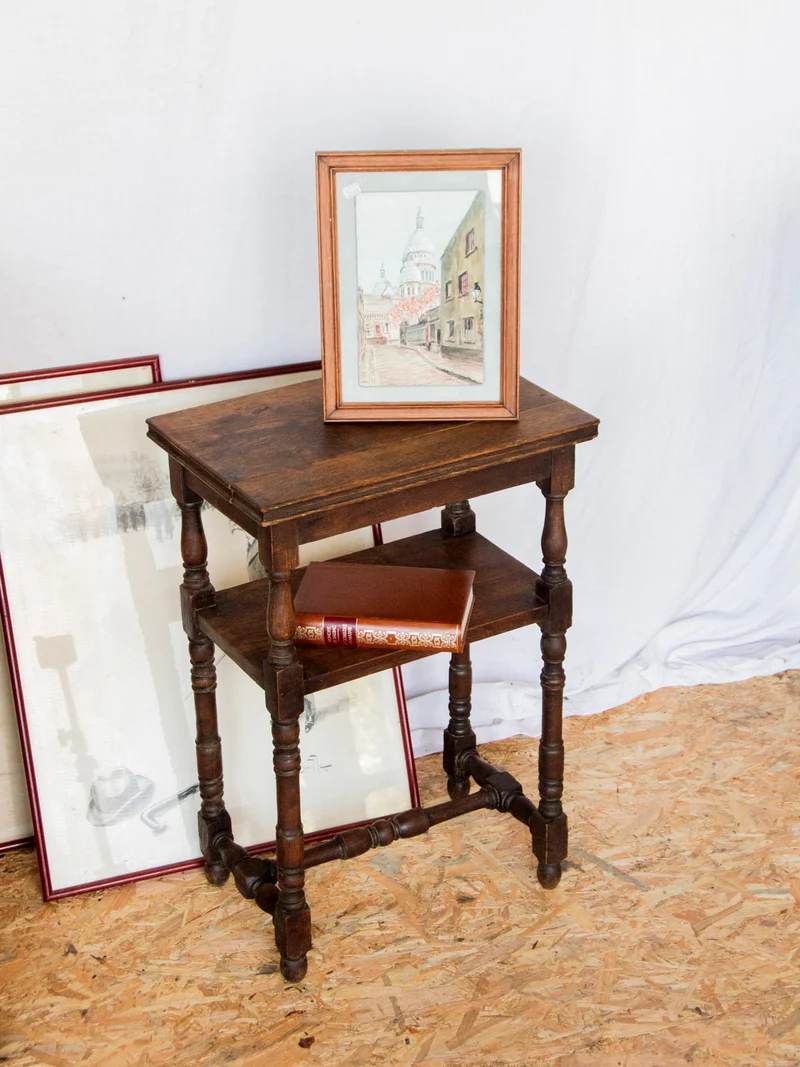 Francine, la table d'appoint en bois N°792