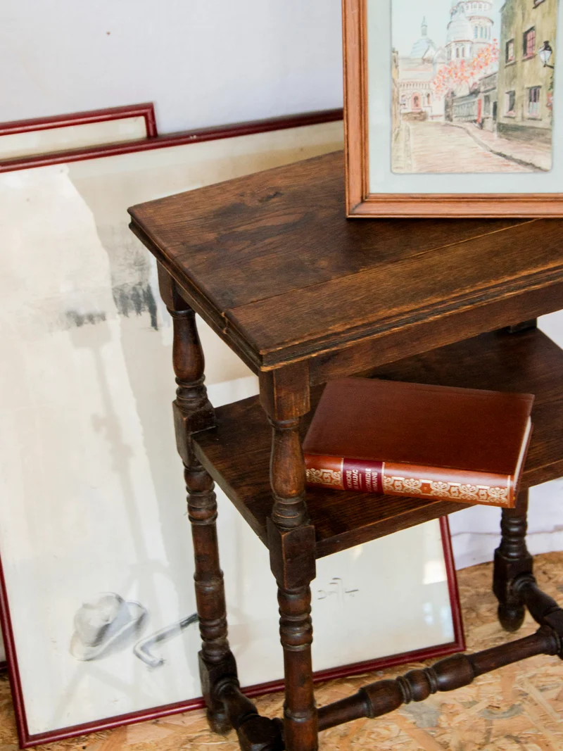 Francine, la table d'appoint en bois N°792