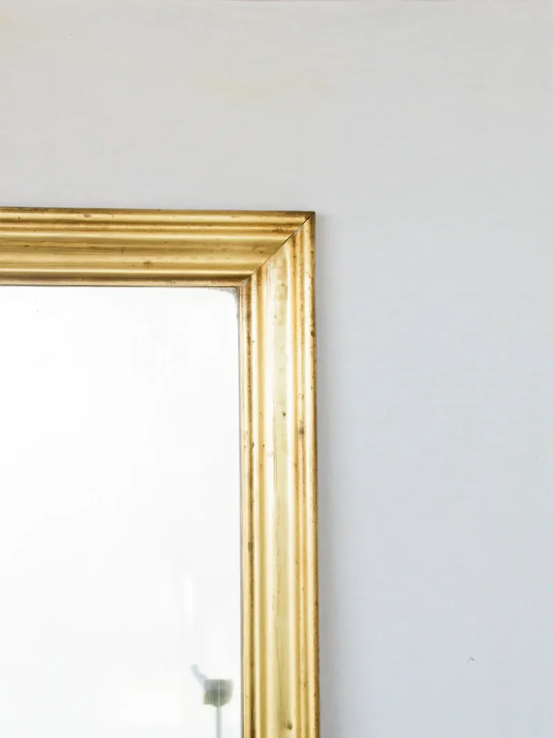 Georges, le miroir en chêne et laiton N°1107