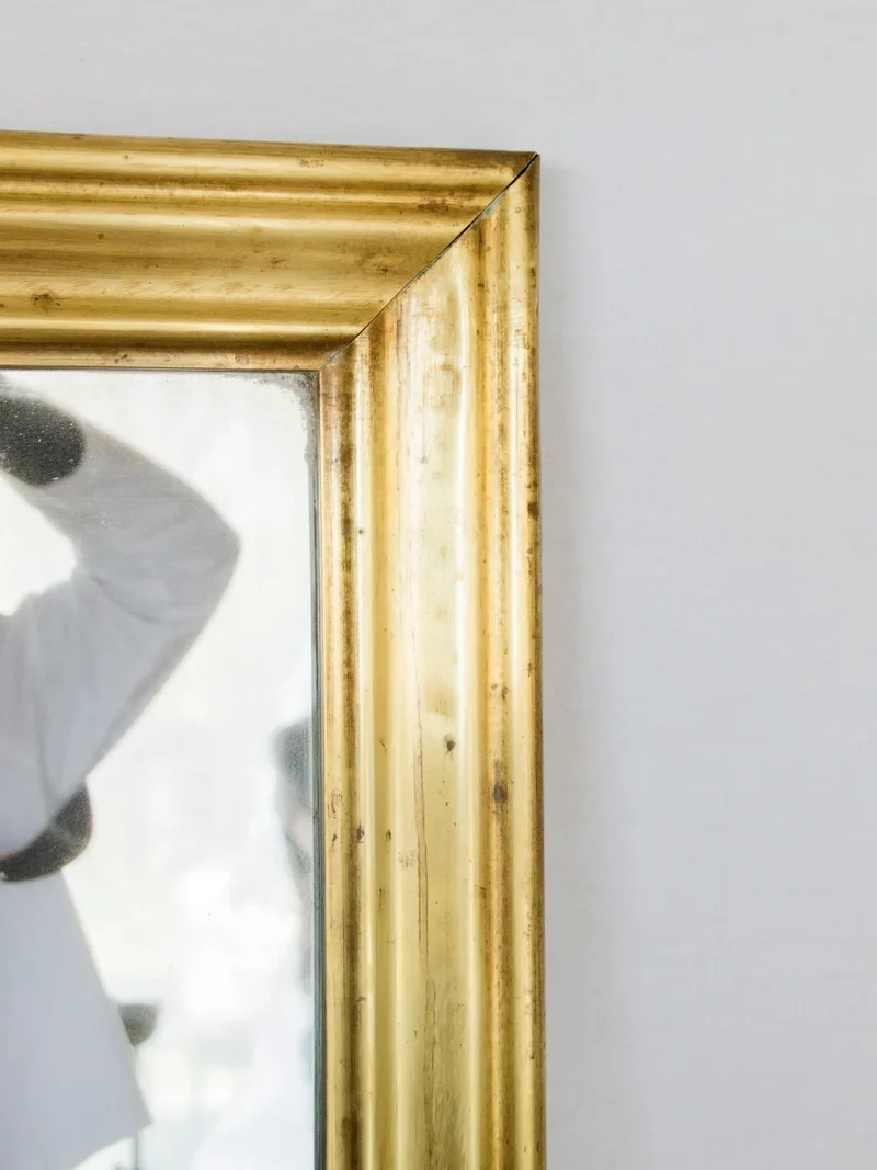 Georges, le miroir en chêne et laiton N°1107