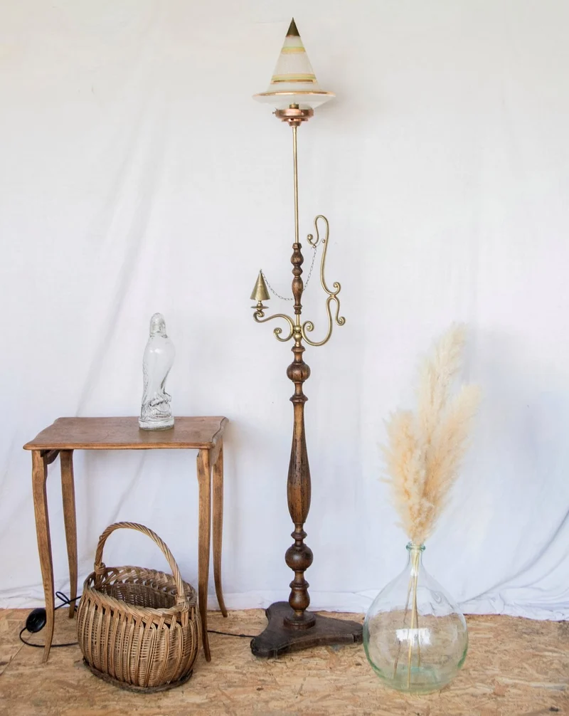 Julien, le lampadaire en laiton N°353
