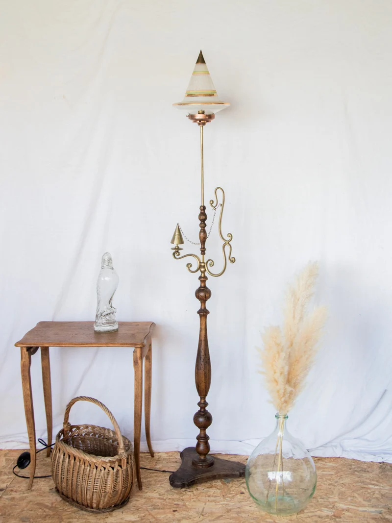 Julien, le lampadaire en laiton N°353
