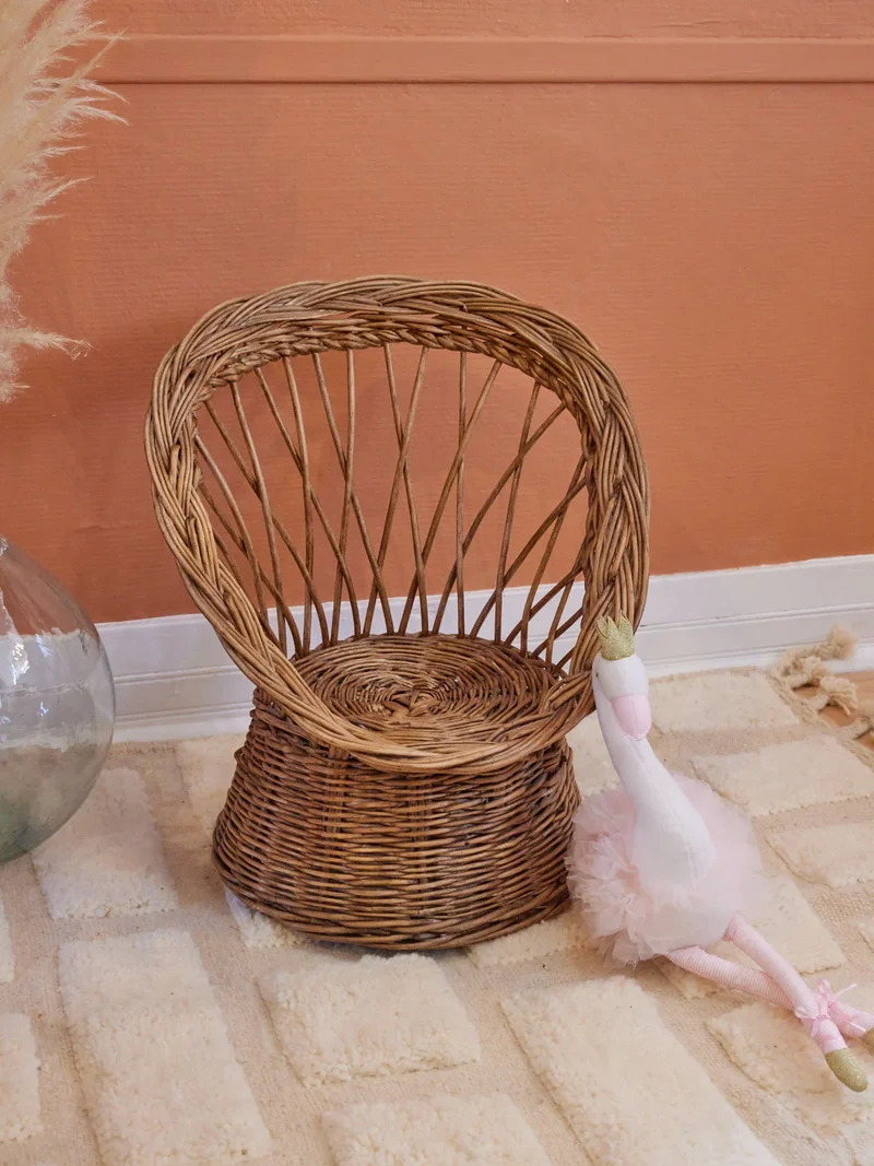Marcus, le fauteuil en rotin pour enfant N°307