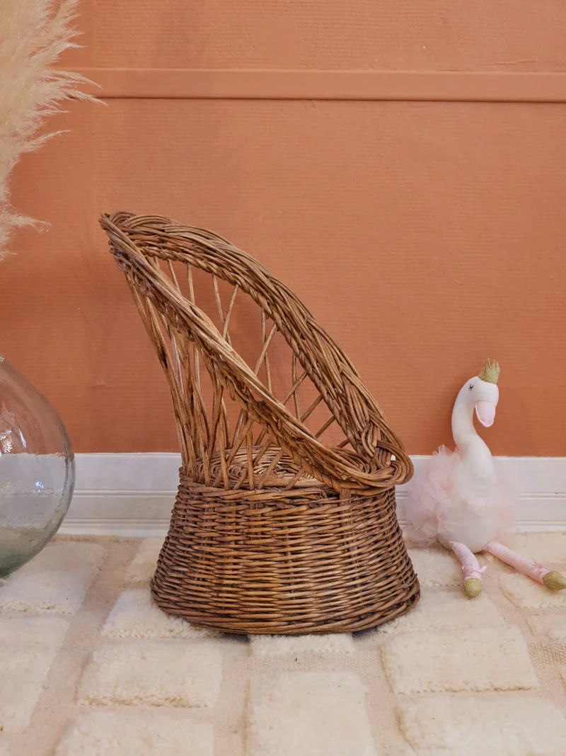 Marcus, le fauteuil en rotin pour enfant N°307
