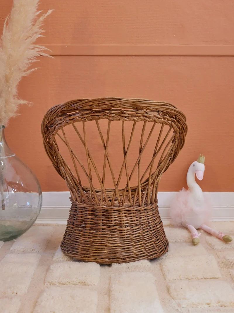 Marcus, le fauteuil en rotin pour enfant N°307