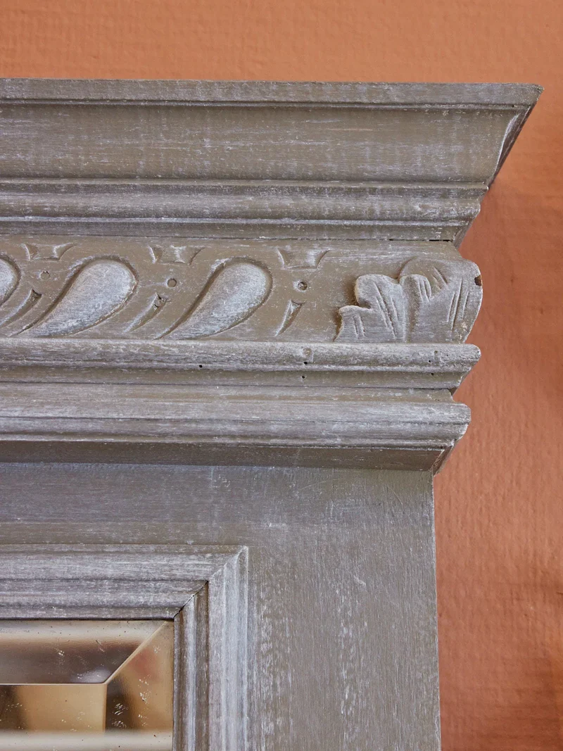 Georges, le grand miroir trumeau en bois N°1092