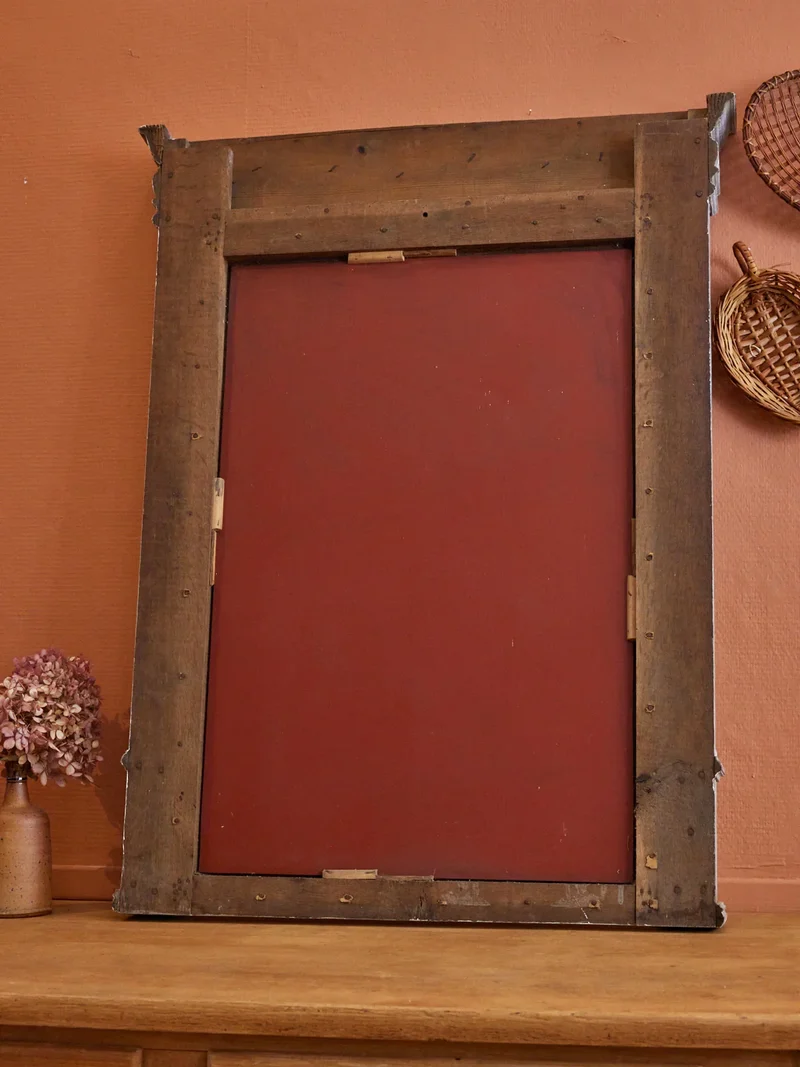 Georges, le grand miroir trumeau en bois N°1092