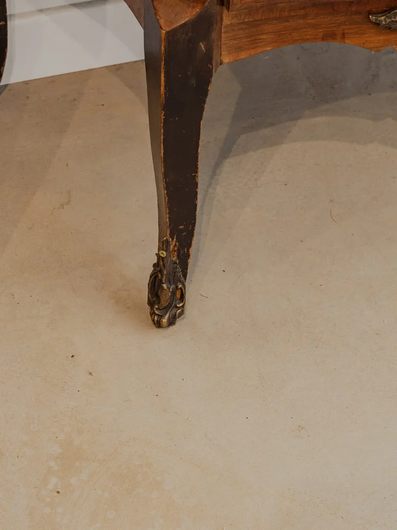 Francine, la table d'appoint en bois et marbre N°863