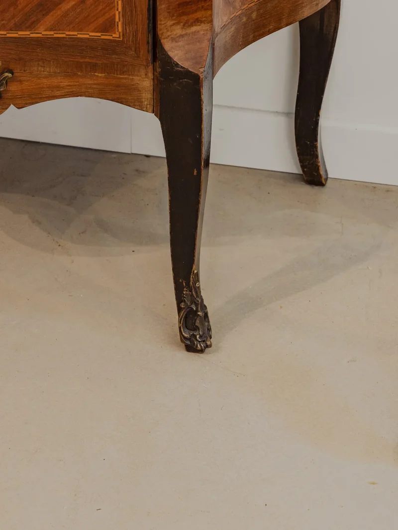 Francine, la table d'appoint en bois et marbre N°863