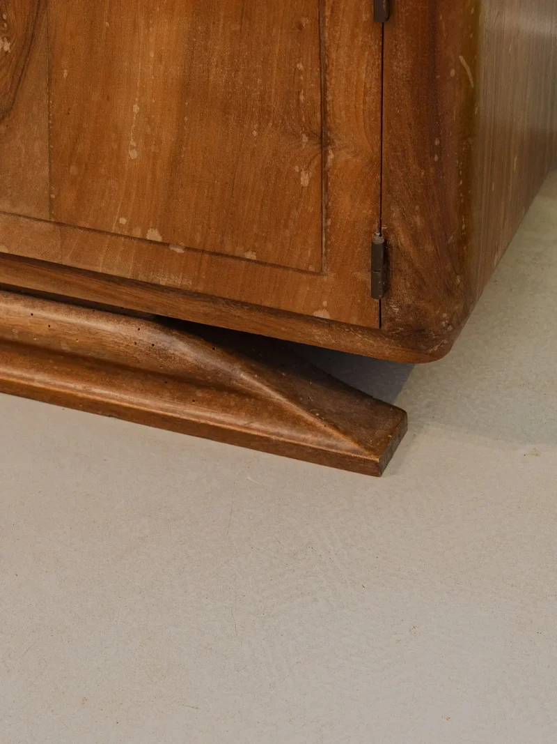 Odile, la table de chevet Art Déco en bois N°1297