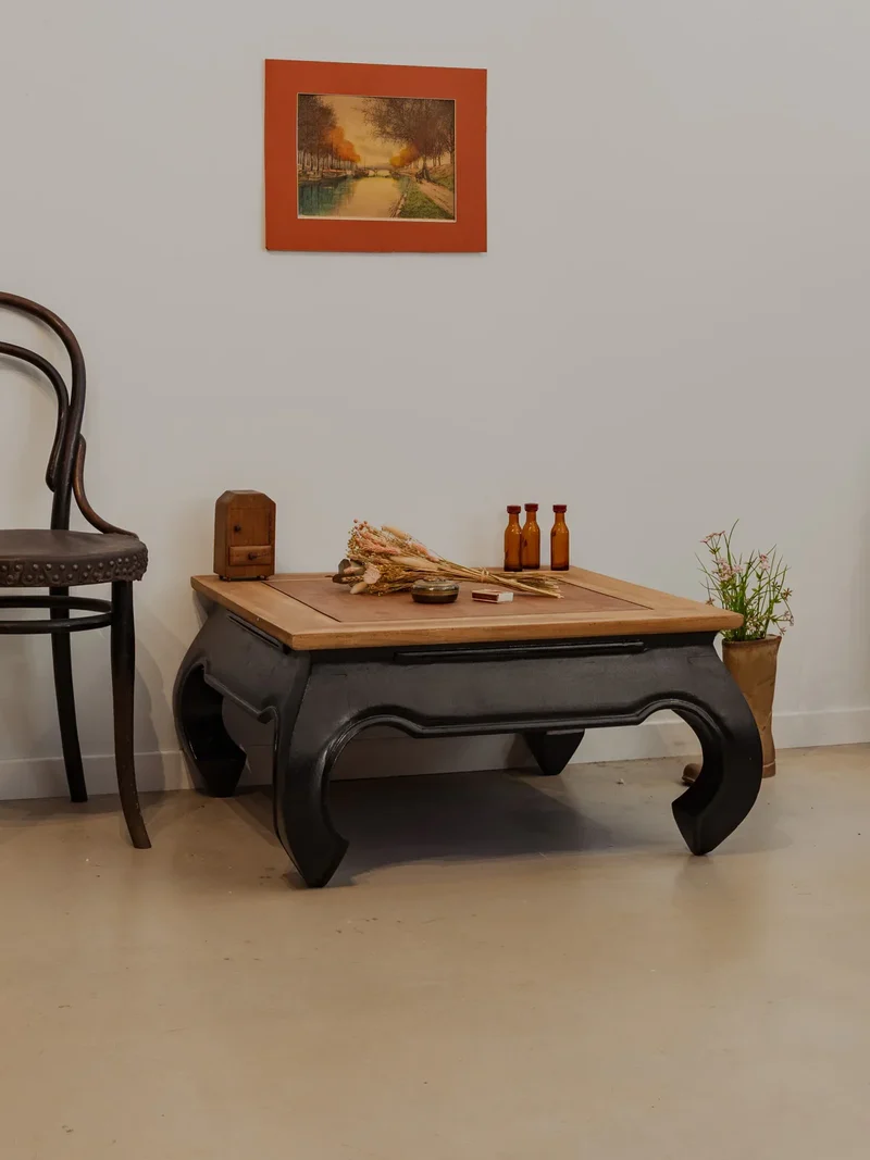 Léonie, la table basse opium en bois N°880