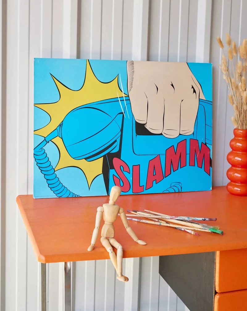 Nina, le décoration murale Pop Art années N°381