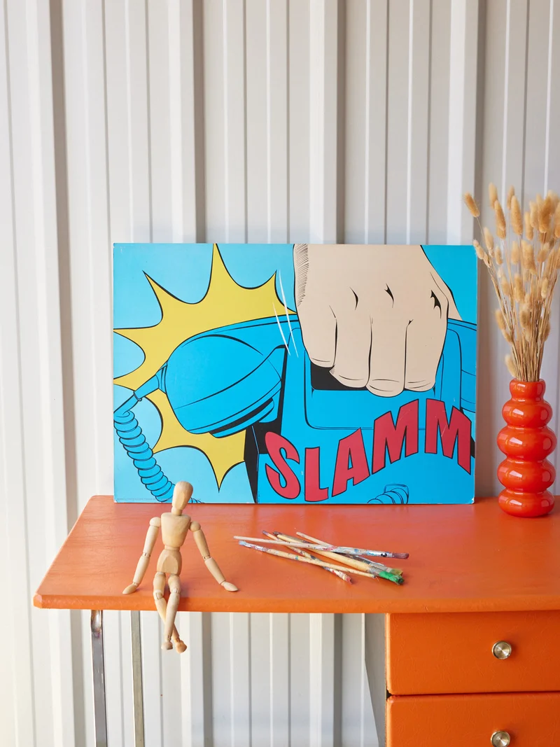 Nina, le décoration murale Pop Art années N°381