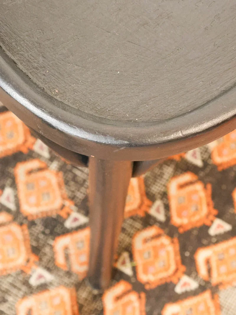 Claude, le lot de 4 chaises de bistrot noires N°1113