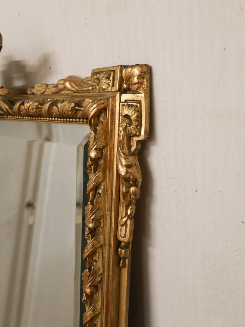 Georges, le miroir baroque en bois sculpté N°1115