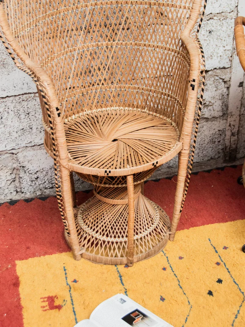 Emmanuel, le fauteuil Emmanuel en rotin clair N°16