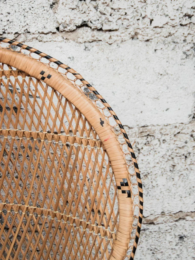Emmanuel, le fauteuil Emmanuel en rotin clair N°16