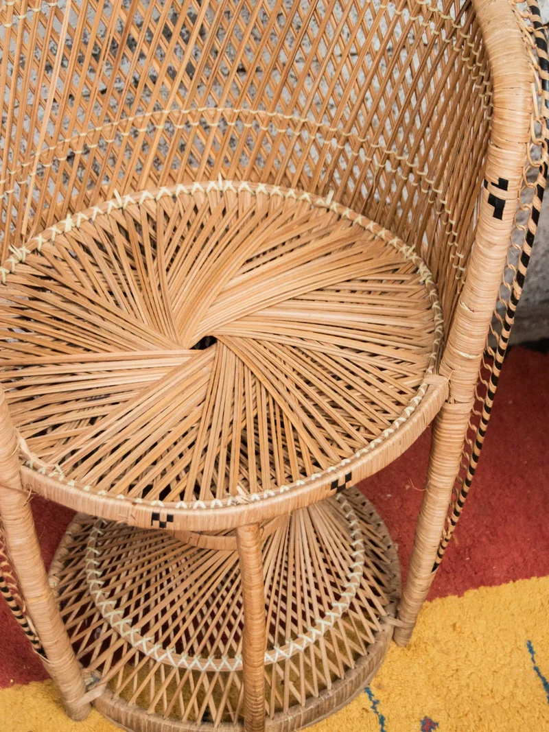 Emmanuel, le fauteuil Emmanuel en rotin clair N°16