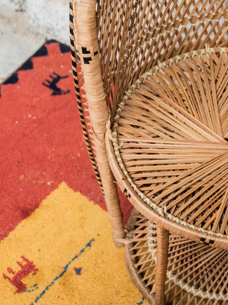Emmanuel, le fauteuil Emmanuel en rotin clair N°16