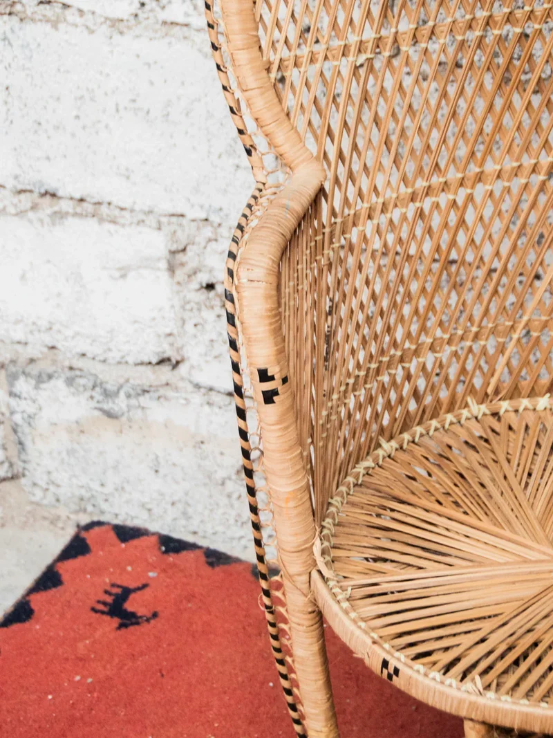 Emmanuel, le fauteuil Emmanuel en rotin clair N°16