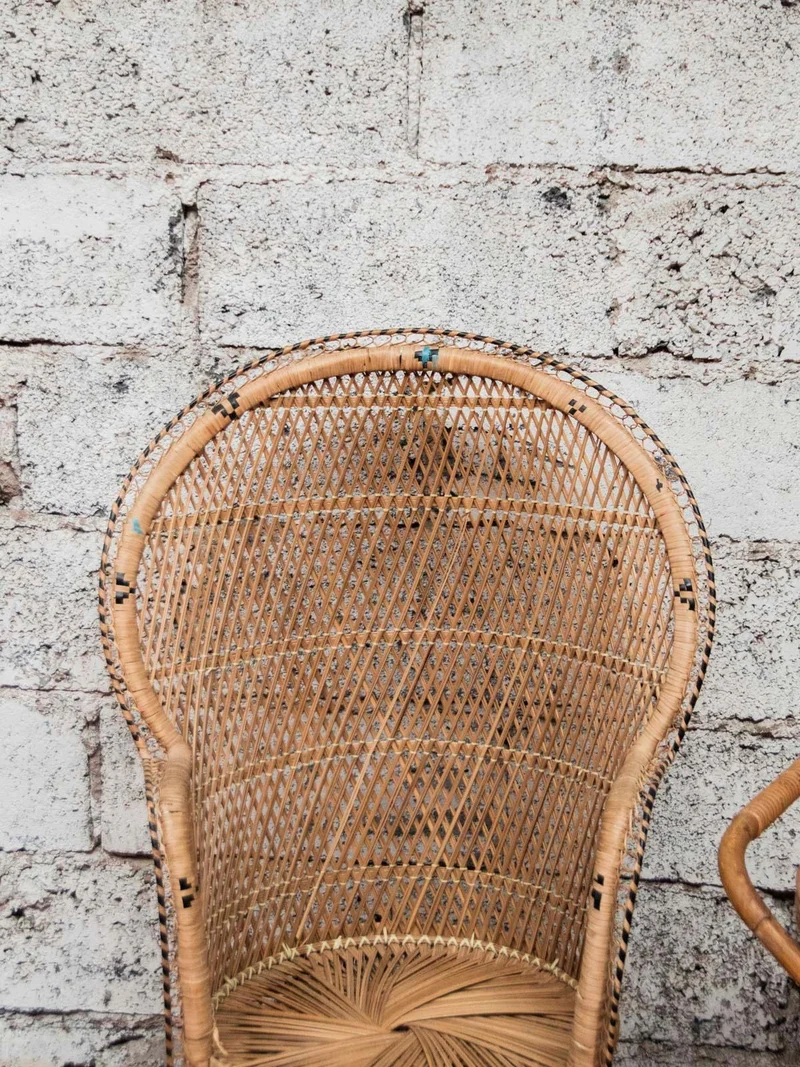 Emmanuel, le fauteuil Emmanuel en rotin clair N°16