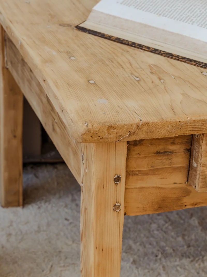 Francine, la table d'appoint en bois N°820