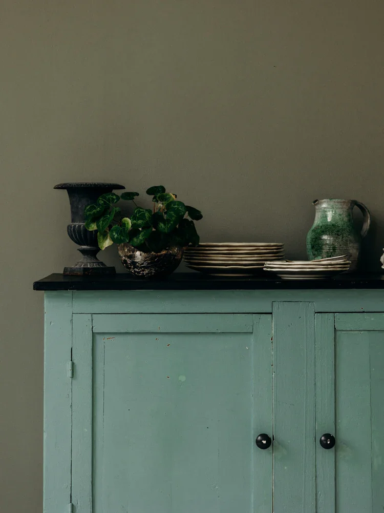 Gilbert, le buffet en bois bleu clair N°814