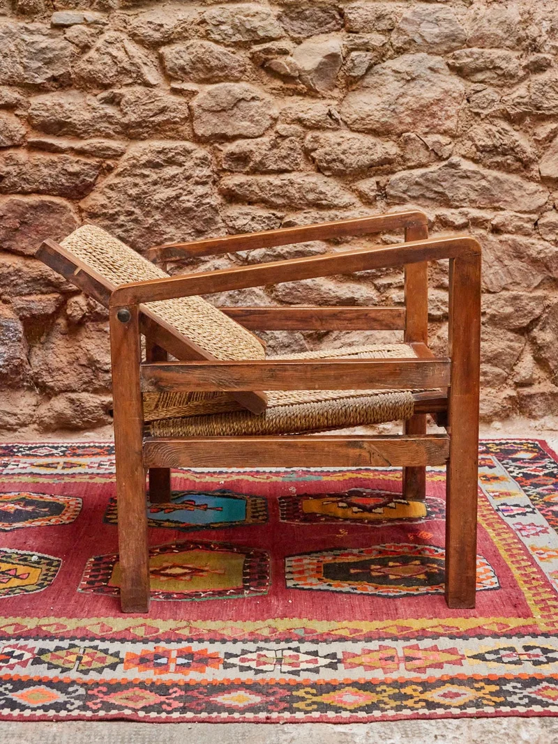 Ernest, la paire de fauteuils en cordes des années 50 N°812