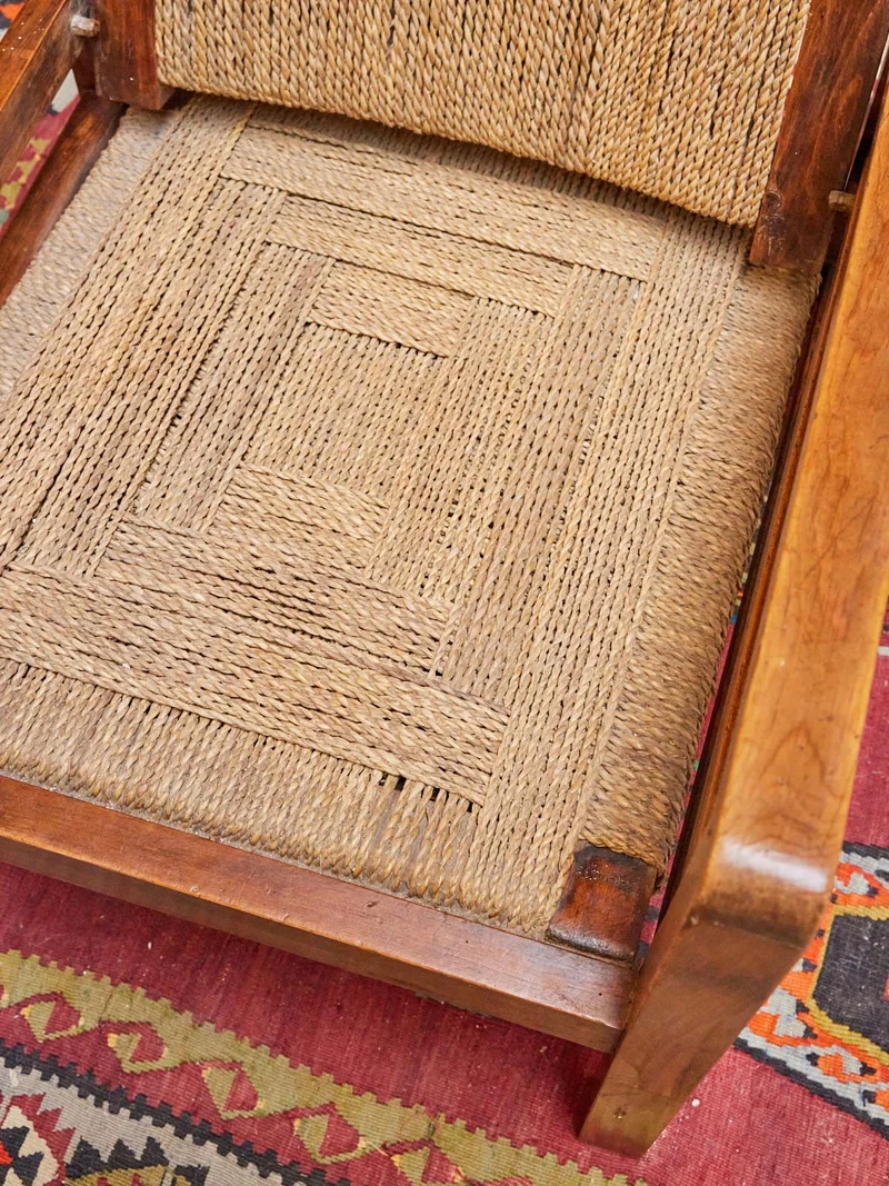Ernest, la paire de fauteuils en cordes des années 50 N°812