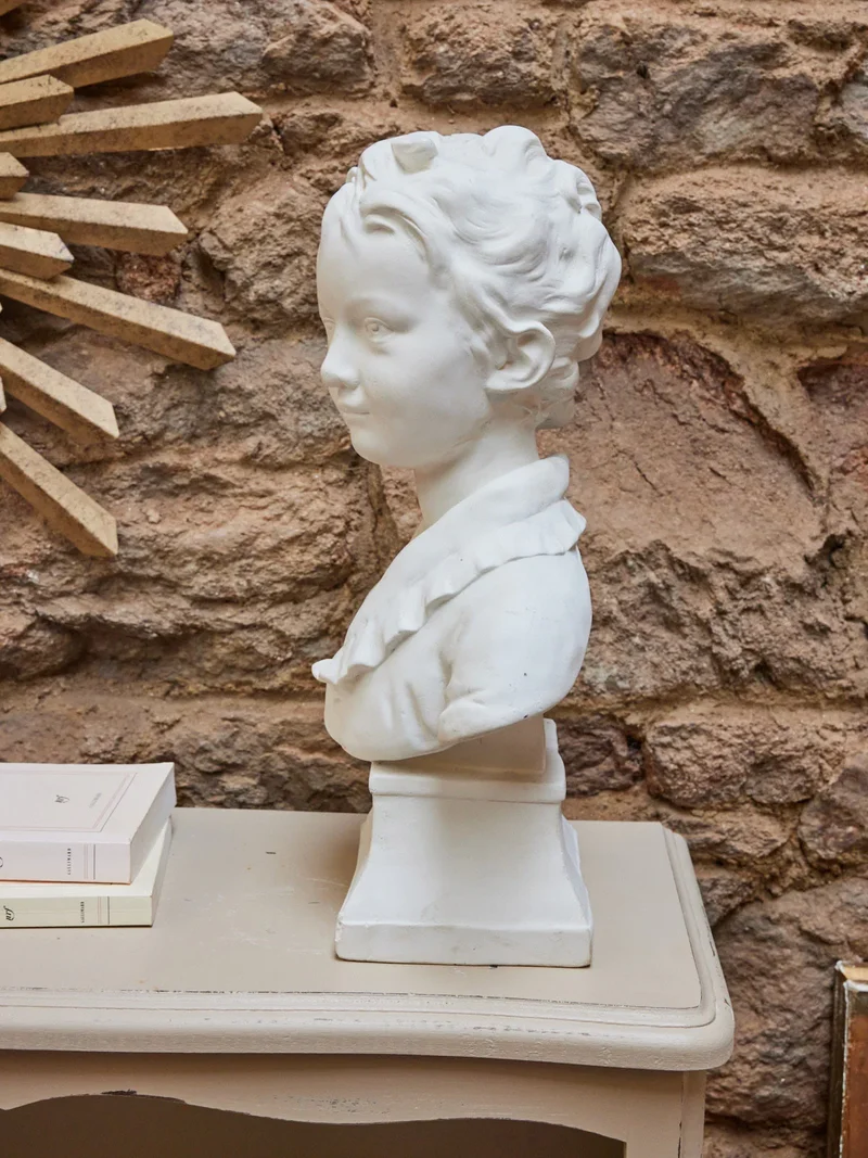 Alix, le grand buste masculin en plâtre N°634