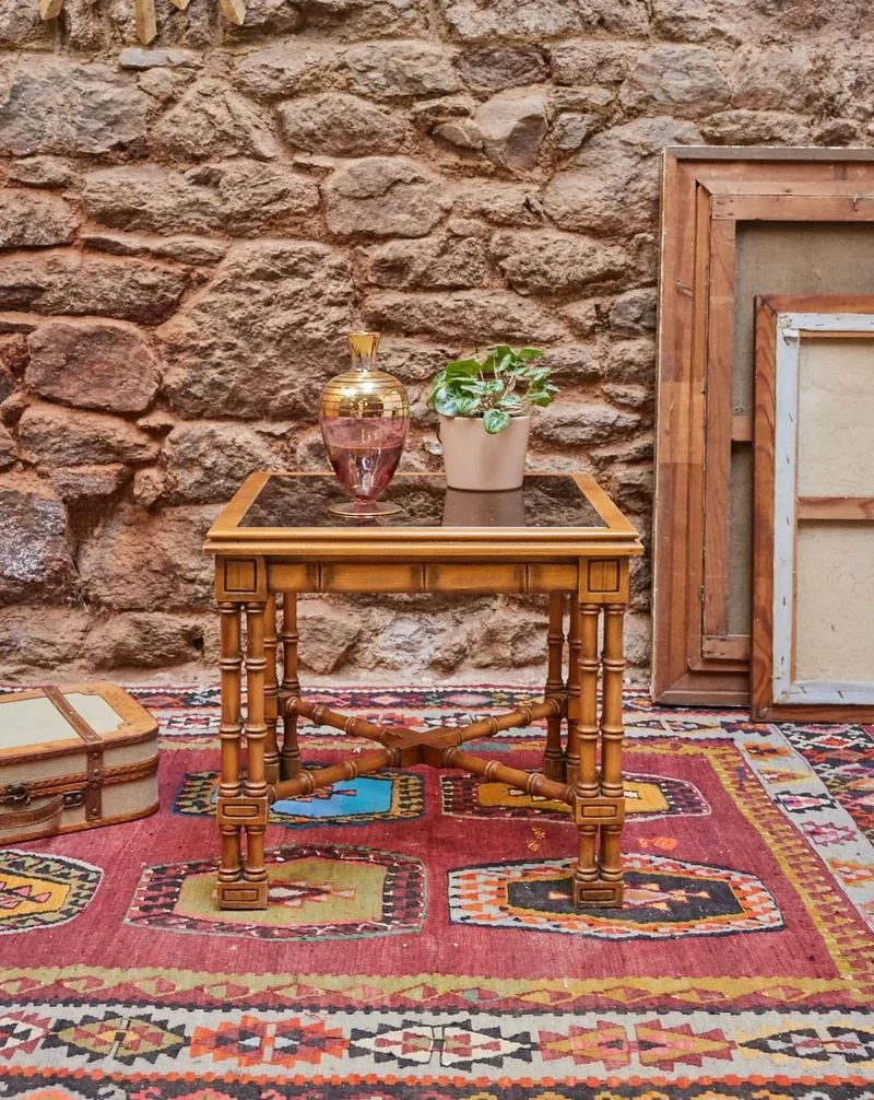 Léonie, la table basse en bambou N°807